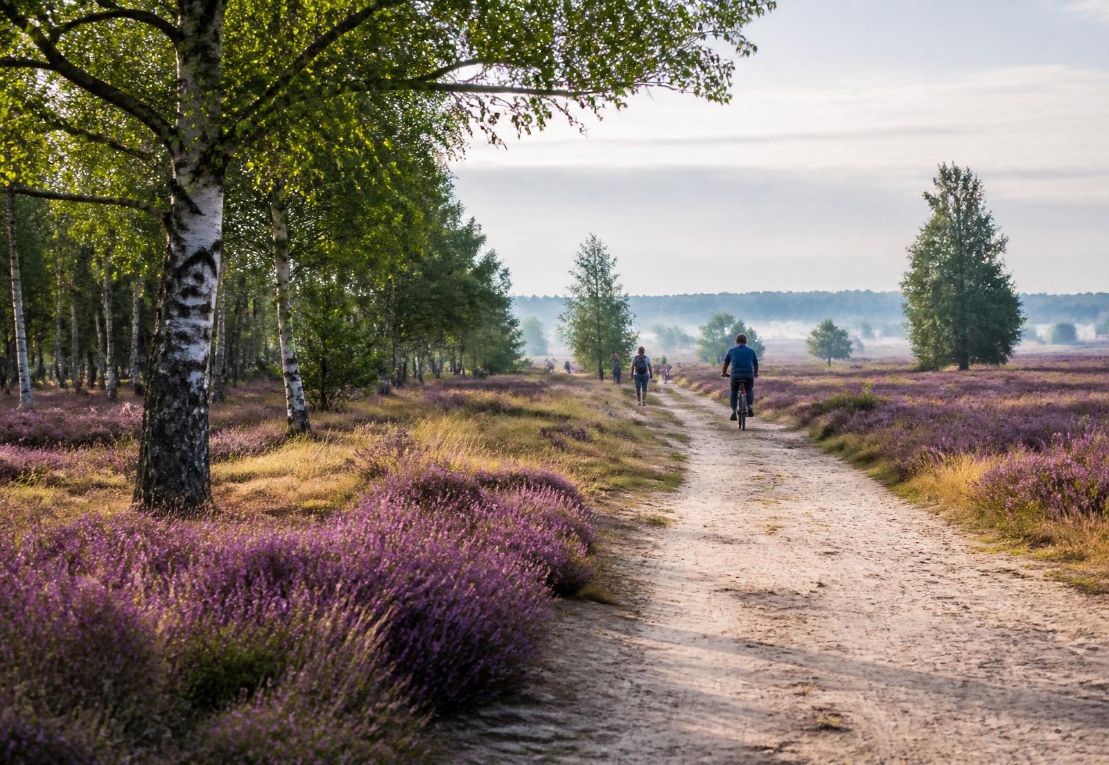 Nationaal Park Drentsche Aa met heide en beek